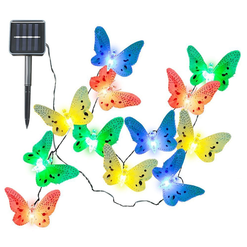 Butterfly Solar String Lights Waterproof For Outdoor Indoor (12pcs)