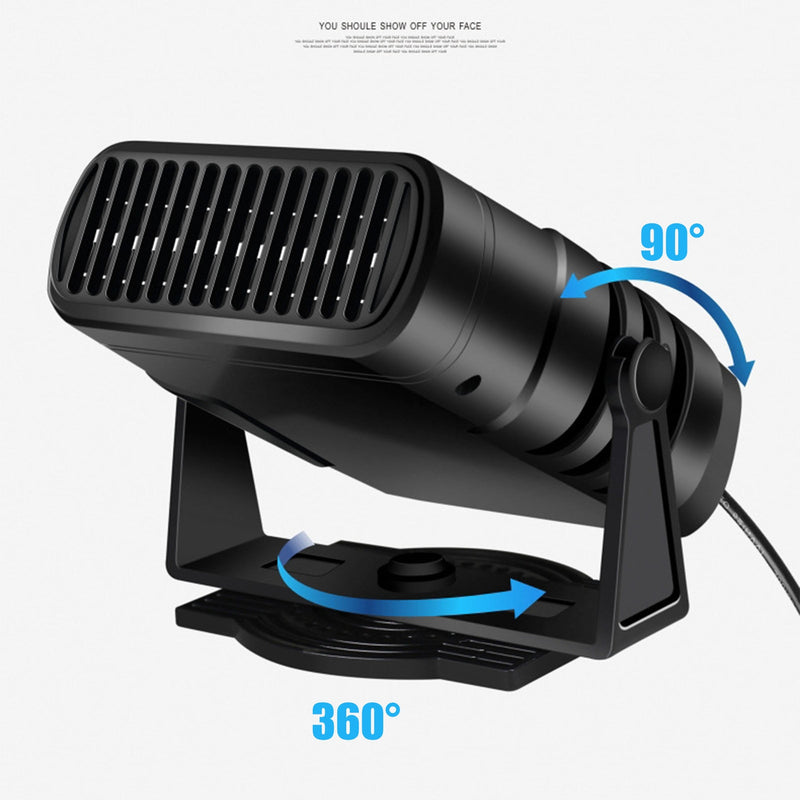 2 in 1 Portable Fast Heating Car Heater with Heating & Cooling Function