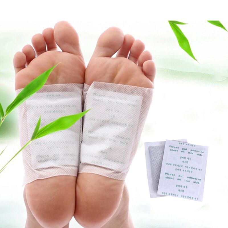 Foot Pads For Natural Cleansing Foot Care Sleeping Anti-Stress Relief (100pcs)