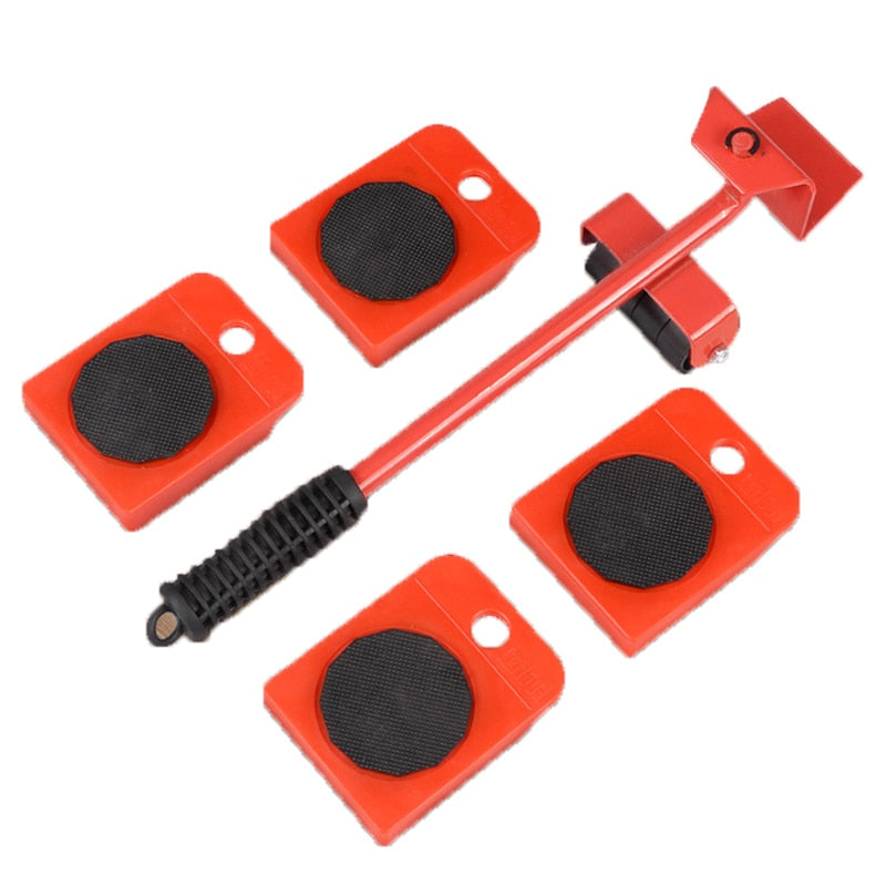 Furniture Lifter Mover Tool Set 4 Sliders 360 Rotatable Pads