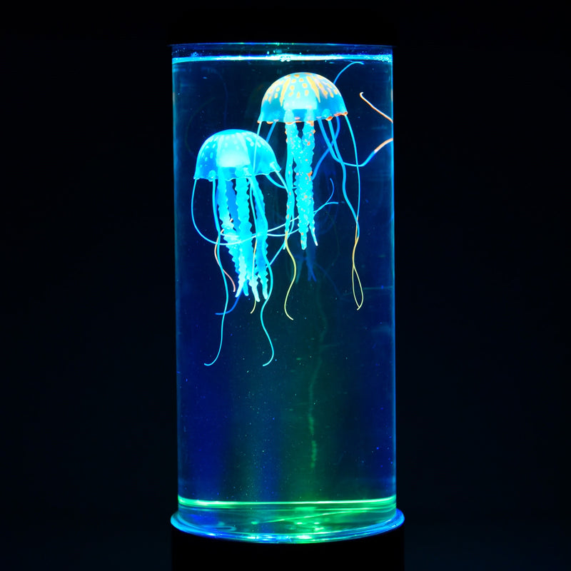 Large LED Jellyfish Lava Lamp Aquarium Kids Night Light