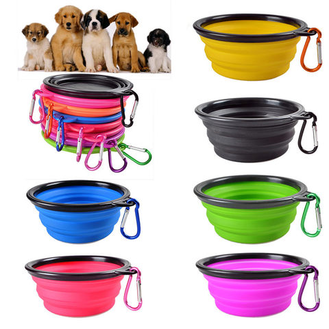 Collapsible Dog & Cat Water Bowl - Portable Pet Feeding Watering Dish