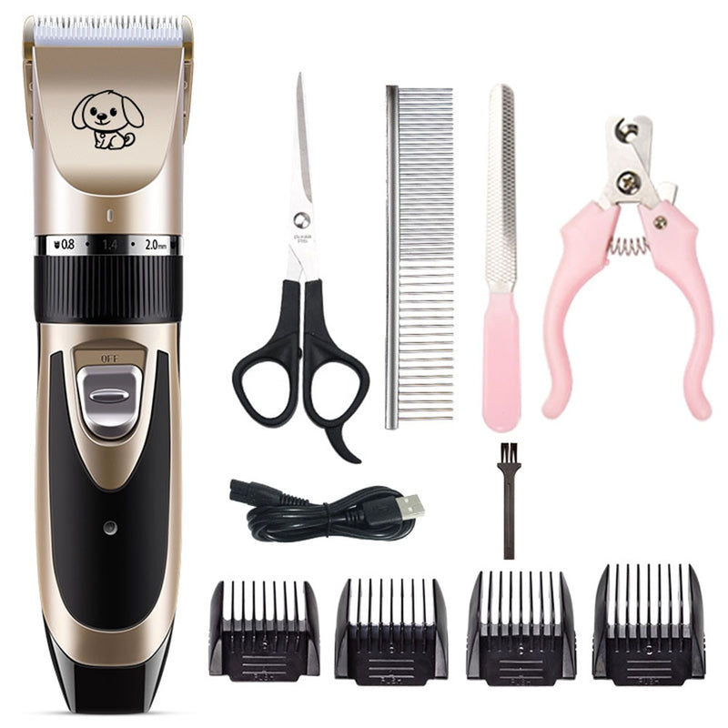 Professional Rechargeable Cordless Dogs Cats Horse Grooming Clippers