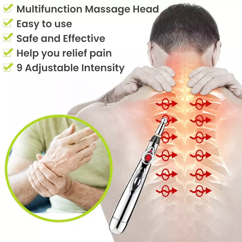 Electronic Acupuncture Pen For Pain Relief Therapy Power Meridian Energy