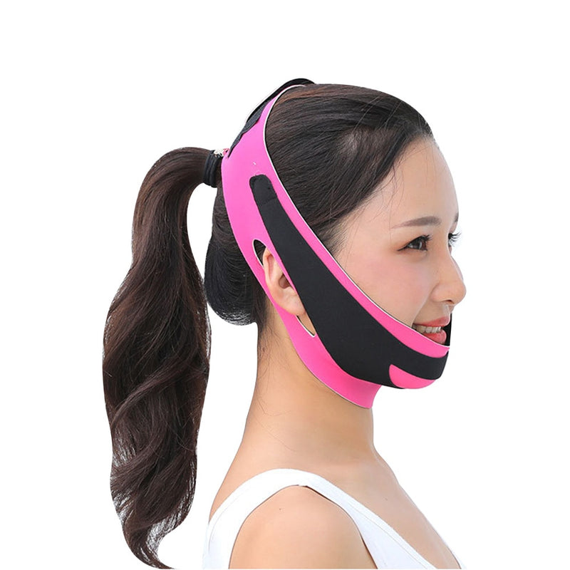 Double Chin Reducer V Line Lifting Mask For Face Slimming Contour Tightening Firming