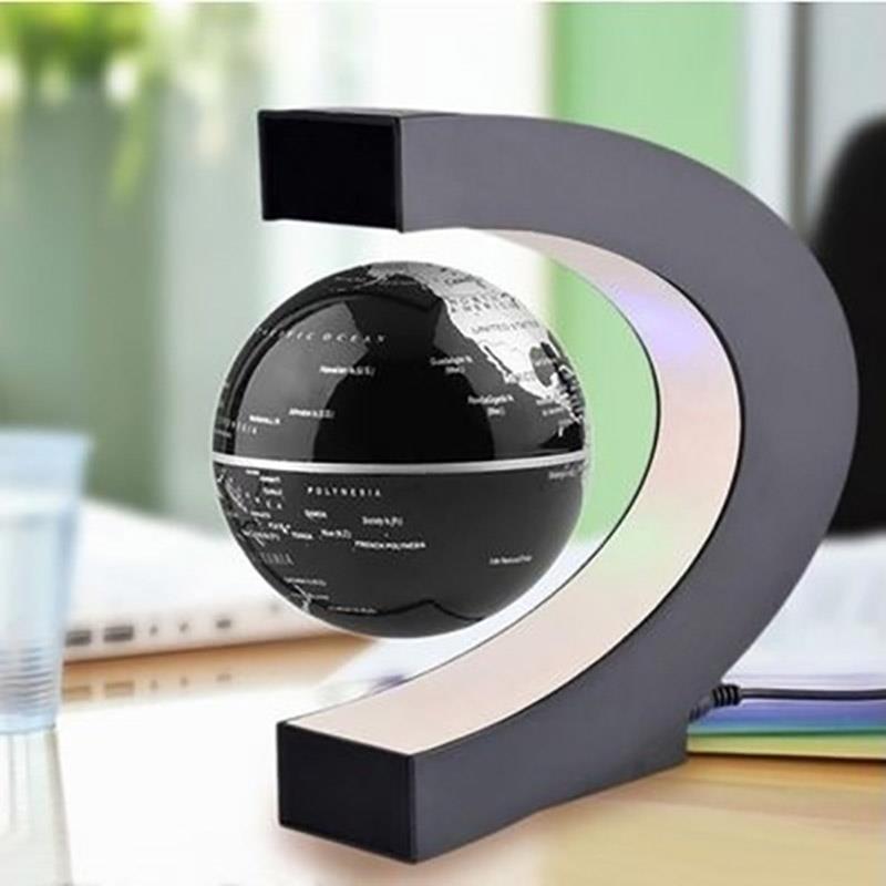 Magnetic Levitating Globe With LED Light Decor For Office Home