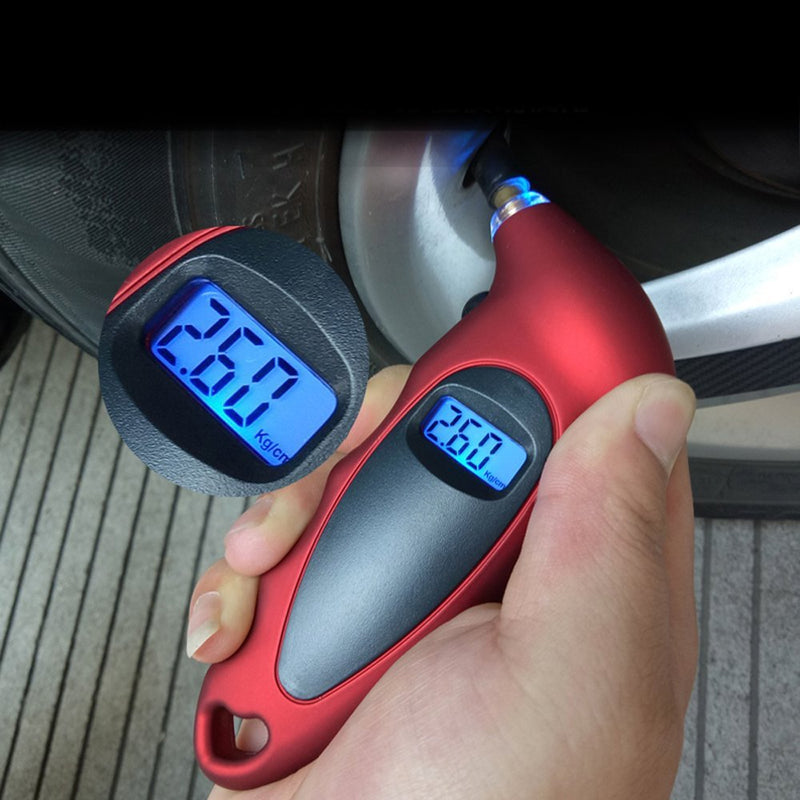 Digital Tire Air Pressure Gauge - For Cars Trucks And Bicycles