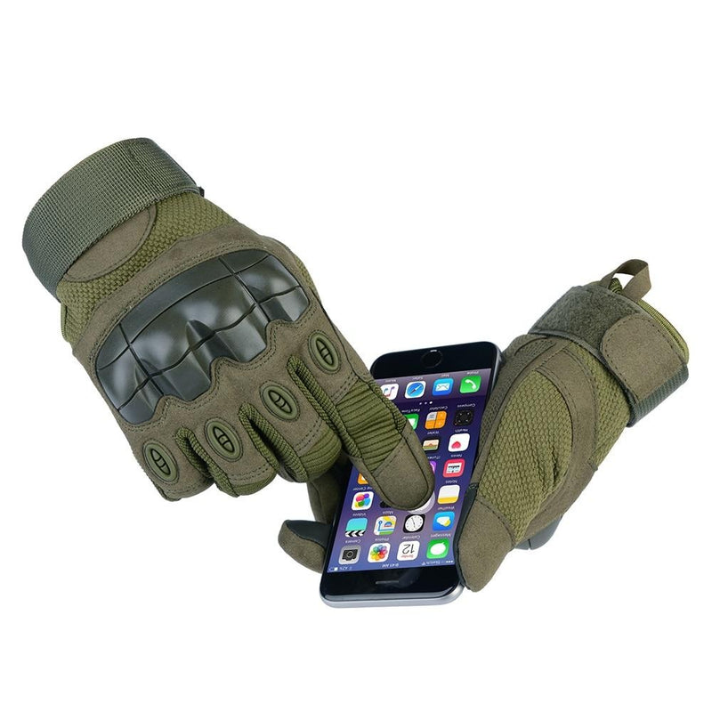 Army Tactical Touch Screen Full Finger Gloves - For Motercycle Moterbike Hunting