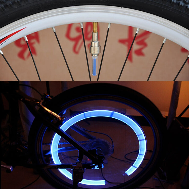 LED Wheel Valve Cap Light For Car Bike Motorcycle