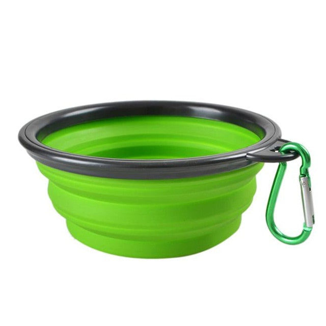 Collapsible Dog & Cat Water Bowl - Portable Pet Feeding Watering Dish
