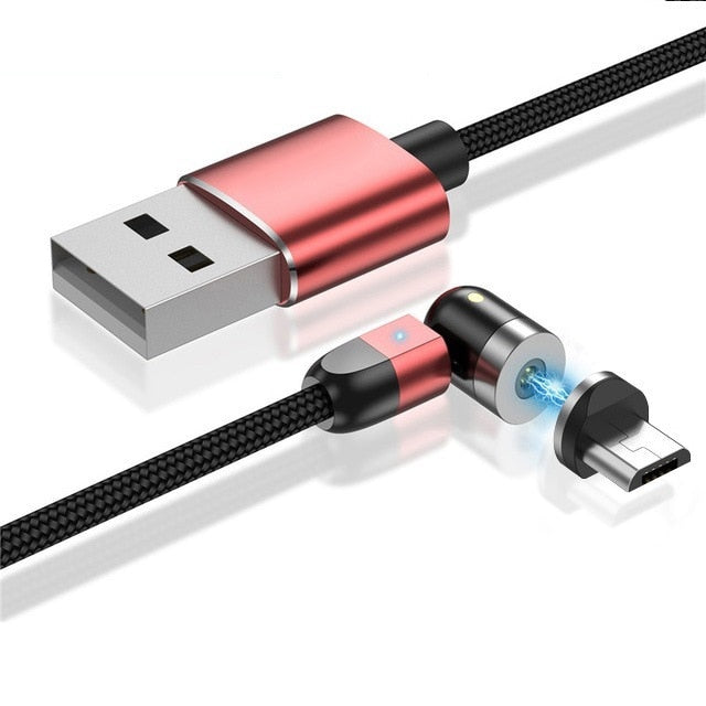 Magnetic Charging Cable - Nylon Braided Cord