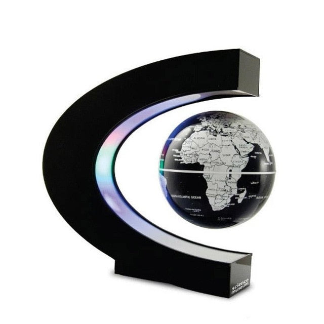 Magnetic Levitating Globe With LED Light Decor For Office Home