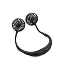 Portable Neck Fan USB Charged 360 Degree Free Rotation For Traveling Sports Office