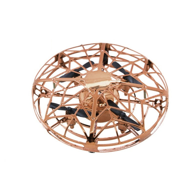 UFO Drone Toy Hand Operated Flying USB Rechargeable LED Lights